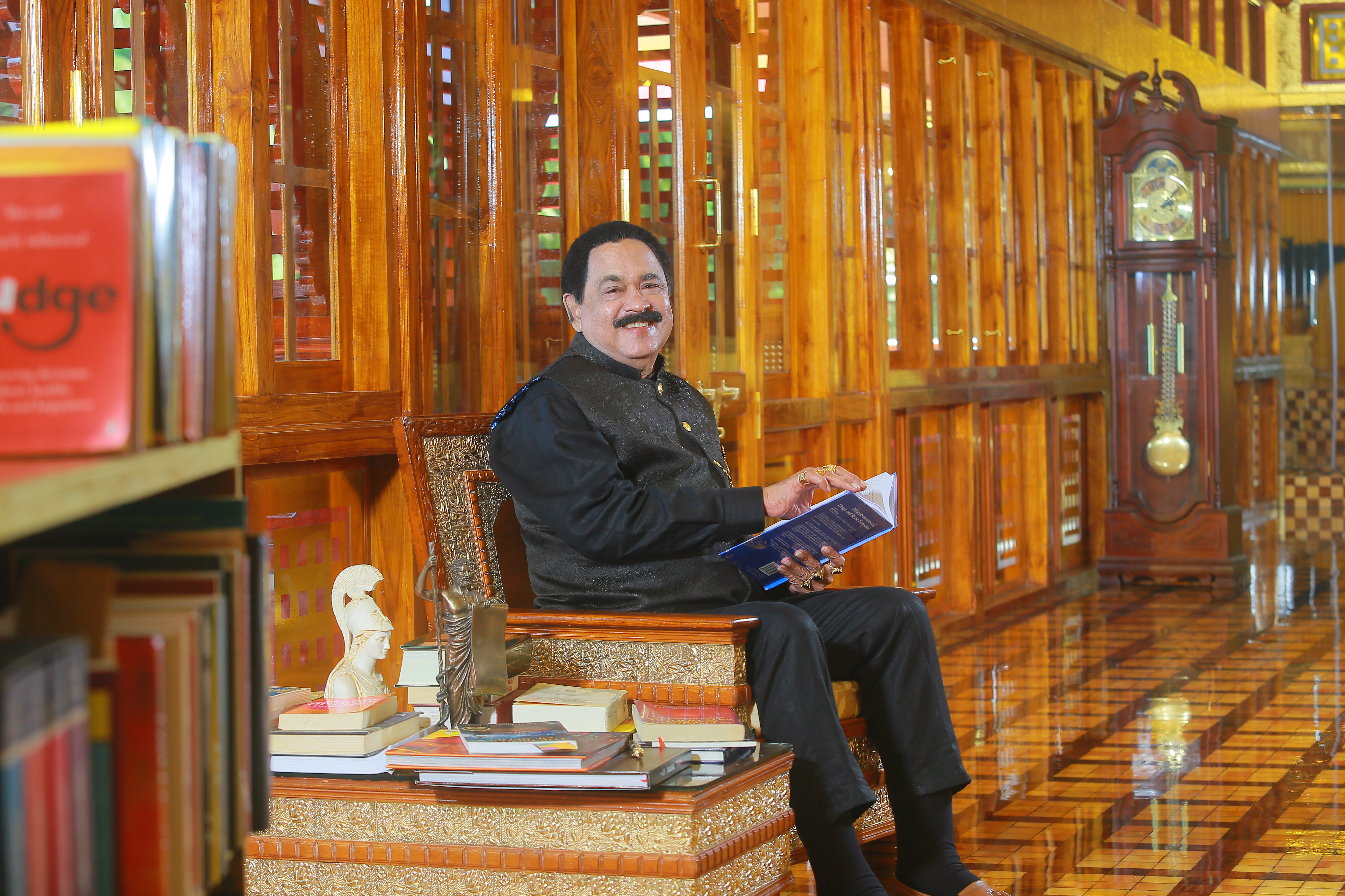 Dr. T. P. Jayakrishnan with his books